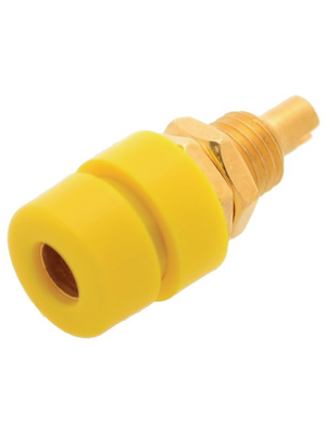 SKS Kontakttechnik - BIL 20 AU GELB / YELLOW - Socket ? 4 mm yellow CAT I N/A, BIL 20 AU GELB / YELLOW, SKS Kontakttechnik