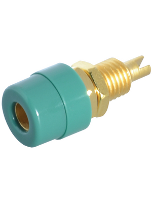 SKS Kontakttechnik - BIL 20 AU GRN / GREEN - Socket ? 4 mm green CAT I N/A, BIL 20 AU GRN / GREEN, SKS Kontakttechnik