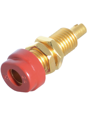 SKS Kontakttechnik - BUG 10 AU ROT / RED - Socket ? 4 mm red CAT I N/A, BUG 10 AU ROT / RED, SKS Kontakttechnik