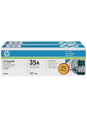 Hewlett Packard (DAT) - CB435AD - Toner duopack 35A black, CB435AD, Hewlett Packard (DAT)