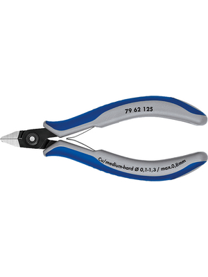 Knipex - 79 62 125 - Side-cutting pliers without bevel, 79 62 125, Knipex