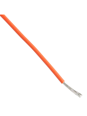 Alpha Wire - 2930 OR - Hook-Up Wire ThermoThin, 0.057 mm2, orange Nickel-plated copper ECA Fluoropolymer, 2930 OR, Alpha Wire