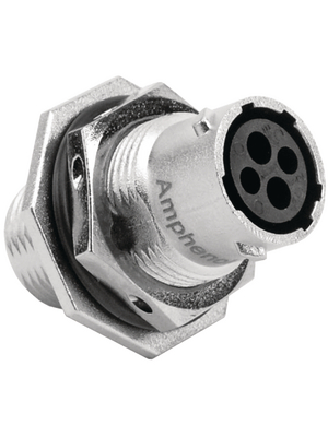 Amphenol - RT0710-2SNH - Jam nut receptacle RT360 Poles=2 x 2 N/A Female Housing size10, RT0710-2SNH, Amphenol