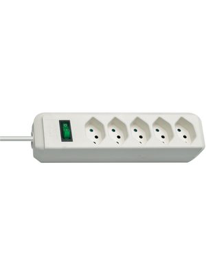 Brennenstuhl - 1158022 - Outlet strip, 1 Switch, 5xType 13, 2 m, Type 12, 1158022, Brennenstuhl