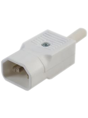 Bulgin - PX0686/WH - Plug 10 A/250 VAC, PX0686/WH, Bulgin