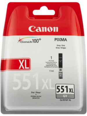 Canon Inc - 6447B001 - Ink cartridge XL CLI-551GY XL grey, 6447B001, Canon Inc