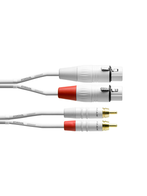 Cordial - CFU 3 FC-SNOW - Audio cable assembly 3.0 m white, CFU 3 FC-SNOW, Cordial