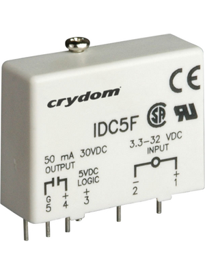 Crydom - IDC5 - Solid state relay single phase 3.3...32 VDC, IDC5, Crydom