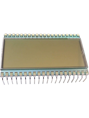 Display Elektronik - DE 159-RS-20/7,5 - 7-segment LCD 10.2 mm 1 x 4.5, DE 159-RS-20/7,5, Display Elektronik