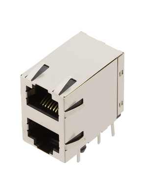 Encitech Connectors - RJJS-88-144-E9H-047 - Multiport Modular Jack 2-Port 8/8, RJJS-88-144-E9H-047, Encitech Connectors