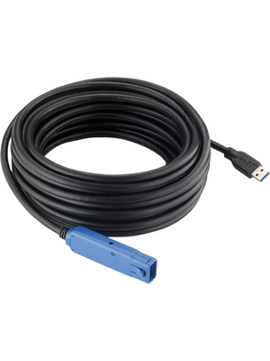 Exsys - EX-1406 - USB 3.0 Active Repeater cable 10.0 m black, EX-1406, Exsys