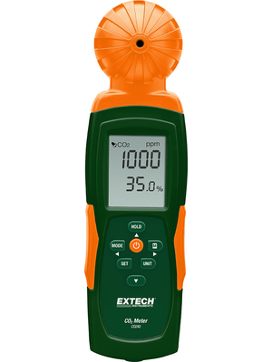 Extech Instruments - CO240 - CO2 Meter 0...9999 ppm -10...+50 C 10...90 %, CO240, Extech Instruments