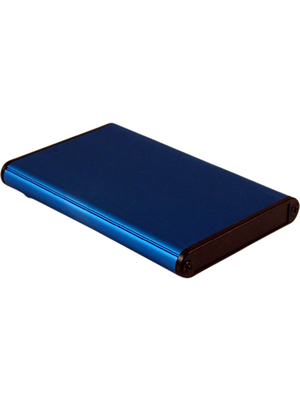 Hammond - 1455A1002BU - Metal enclosure, blue, 70 x 100 x 12 mm, Aluminium, 1455A1002BU, Hammond