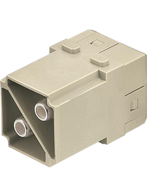 HARTING - 09140022651 - Han Axial Module,100 A,1000 V,Pole no.-2,Gender of contacts-Male, 09140022651, HARTING