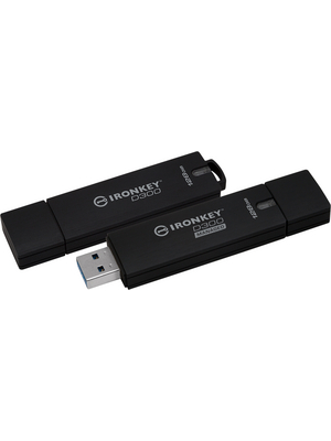 Kingston Shop - IKD300/128GB - USB Stick IronKey D300 128 GB black, IKD300/128GB, Kingston Shop
