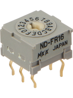 NKK - NDFR16P - Rotary Coding DIP Switch HEX 3+3, NDFR16P, NKK