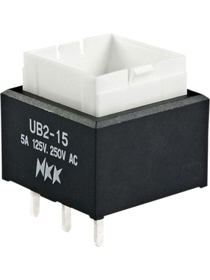 NKK - UB215SKW03N - Push-button contact block on-(on) 2P, UB215SKW03N, NKK