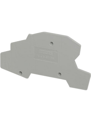 Phoenix Contact - D-STI/3B - End plate, grey, D-STI/3B, Phoenix Contact