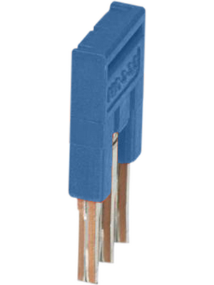 Phoenix Contact - FBS 3-3,5 BU - Plug-in Bridge, 3.5 mm, Poles=3, blue, FBS 3-3,5 BU, Phoenix Contact