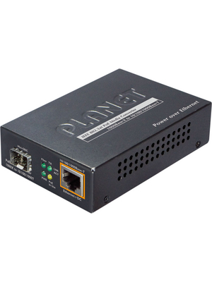 Planet - GTP-805A - PoE Media Converter, RJ45 10/100/1000 PoE-SFP Slot / LC, GTP-805A, Planet