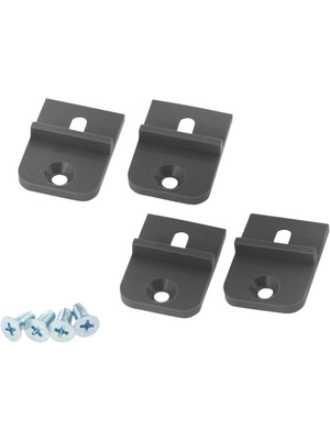 RND Components - RND 455-00486 - Mounting Bracket ABS dark grey, RND 455-00486, RND Components