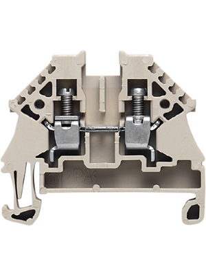 Weidmller - WDU 4N - 1042600000 - Terminal block W-Series N/A Dark Beige, 0.5...4 mm2, WDU 4N - 1042600000, Weidmller