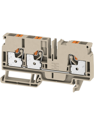 Weidmller - A3C 6 - 1991820000 - Terminal block A N/A Dark Beige, 0.5...6 mm2, A3C 6 - 1991820000, Weidmller