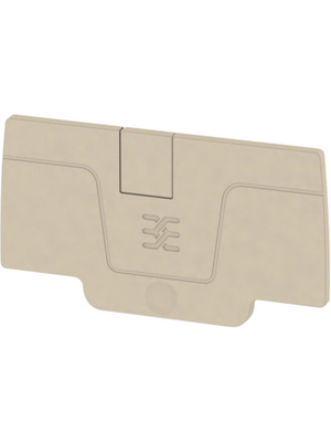 Weidmller - AEP 2C 4 - 2051680000 - End plate N/A 58 x 2.1 x 32 mm beige A, AEP 2C 4 - 2051680000, Weidmller