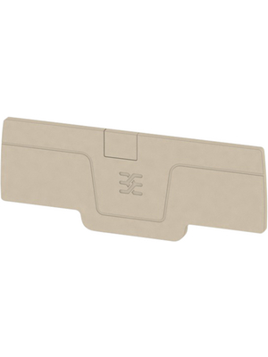 Weidmller - AEP 4C 2.5 - 1521530000 - End plate N/A 76 x 2.1 x 29 mm beige A, AEP 4C 2.5 - 1521530000, Weidmller