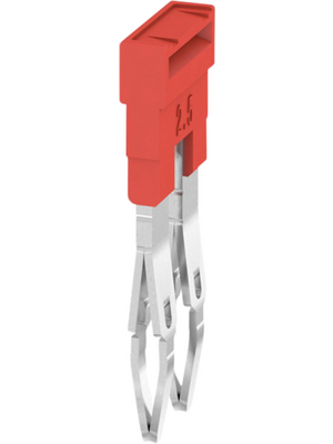 Weidmller - ZQV 1.5N/2 RD - 1985650000 - Cross connector N/A 5.5 x 21.9 mm red Z Series, ZQV 1.5N/2 RD - 1985650000, Weidmller