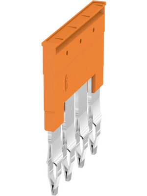 Weidmller - ZQV 6N/4 - 1985780000 - Cross connector N/A 29.9 x 34.11 mm orange Z Series, ZQV 6N/4 - 1985780000, Weidmller