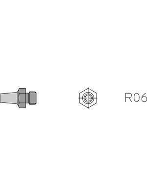 Weller - R06 - Hot air nozzle, R06, Weller