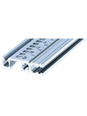 Pentair Schroff - 34560-728 - Rear long lip rail, aluminium, 34560-728, Pentair Schroff