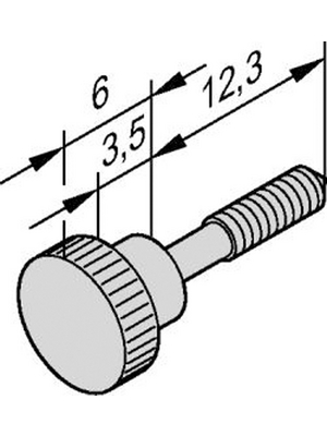 Pentair Schroff - 21101-749 - Collar screw, 21101-749, Pentair Schroff