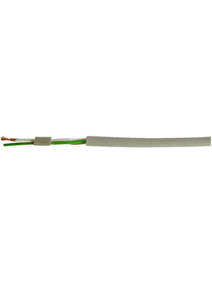 Cabloswiss - LI-YY 2X0,34 MM2 - Control cable 2 x 0.34 mm2 unshielded Bare copper stranded wire grey, LI-YY 2X0,34 MM2, Cabloswiss
