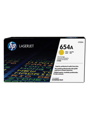 Hewlett Packard (DAT) - CF332A - Toner module 654A yellow, CF332A, Hewlett Packard (DAT)