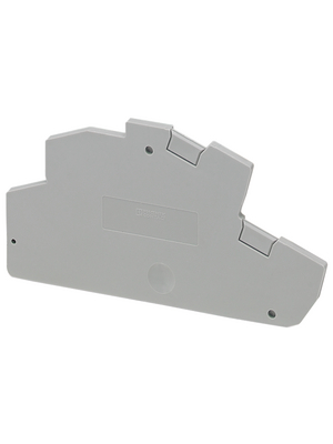 Phoenix Contact - D-PTTBS 1,5/S/2P - End cover 1.5 80.0 x 2.2 x 41.0 mm grey, D-PTTBS 1,5/S/2P, Phoenix Contact