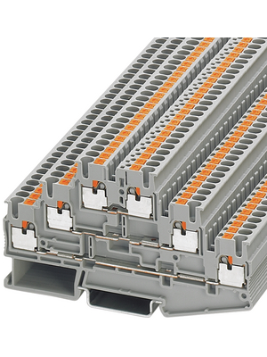 Phoenix Contact - PT 2,5-3L - Multi-level terminal block grey 0.14...2.5 mm2, PT 2,5-3L, Phoenix Contact