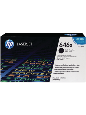 Hewlett Packard (DAT) - CE264XC - Toner 646X black, CE264XC, Hewlett Packard (DAT)