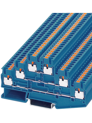 Phoenix Contact - PT 2,5-3L BU - Multi-level terminal block blue 0.14...2.5 mm2, PT 2,5-3L BU, Phoenix Contact