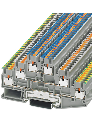 Phoenix Contact - PT 2,5-PE/L/N - Multi-level terminal block grey 0.14...2.5 mm2, PT 2,5-PE/L/N, Phoenix Contact