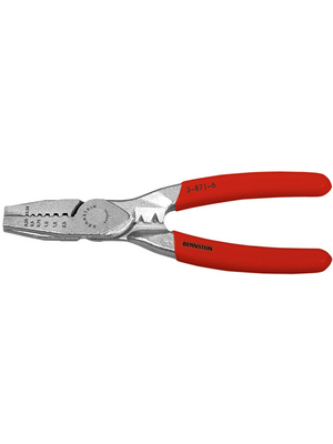 Bernstein - 3-871-6 - Crimping pliers Vein cases 0.25...2.5 mm2, 3-871-6, Bernstein