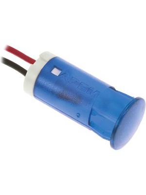 Apem - QS123XXB12 - LED Indicator blue 12 VDC, QS123XXB12, Apem