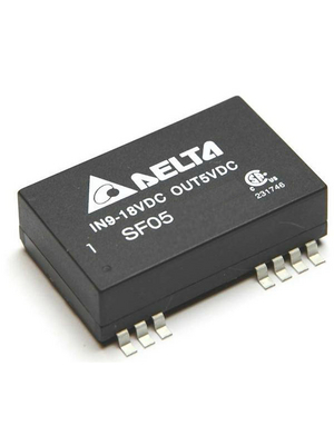 Delta-Electronics - SF05S1205A - DC/DC converter 9...18 VDC 5 VDC, SF05S1205A, Delta-Electronics