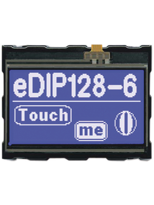 Electronic Assembly - EA EDIP128B-6LW - LCD graphic display 128 x 64 Pixel, EA EDIP128B-6LW, Electronic Assembly