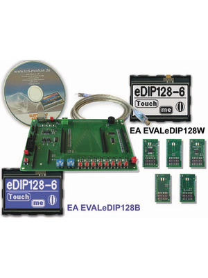 Electronic Assembly - EA EVALEDIP128B - Eval. board for displays 128 x 64 Pixel, EA EVALEDIP128B, Electronic Assembly