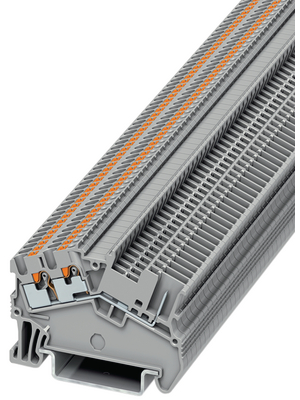 Phoenix Contact - PTS 1,5/S-TWIN/1P - Terminal block grey 0.14...1.5 mm2, PTS 1,5/S-TWIN/1P, Phoenix Contact