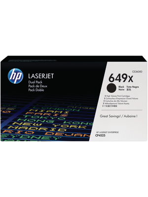 Hewlett Packard (DAT) - CE260XD - Toner HY duopack 649X black, CE260XD, Hewlett Packard (DAT)