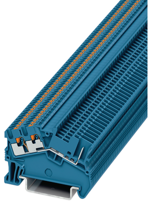 Phoenix Contact - PTS 1,5/S-TWIN/1P BU - Terminal block blue 0.14...1.5 mm2, PTS 1,5/S-TWIN/1P BU, Phoenix Contact