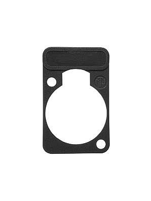 Neutrik - DSS-BLACK - Colour-coded marking plate black, DSS-BLACK, Neutrik